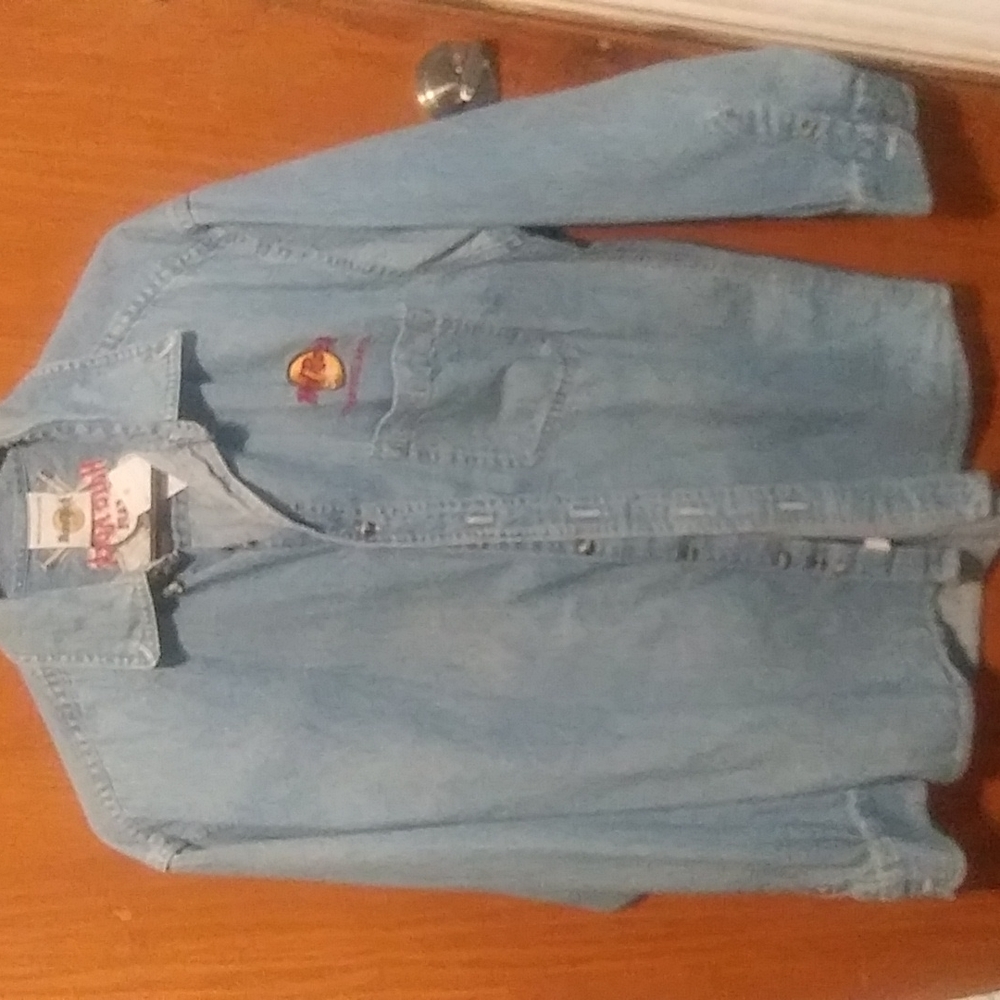 Hard rock cafe jean button up